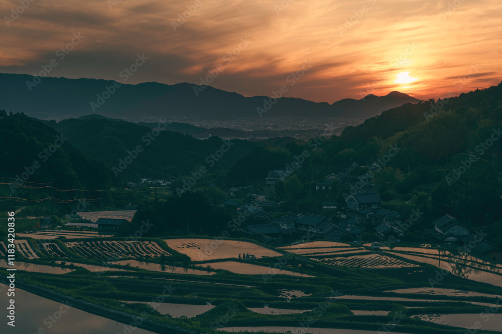 夕暮れの風景